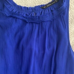 Zara Women's Vibrant Blue Sleeveless dress